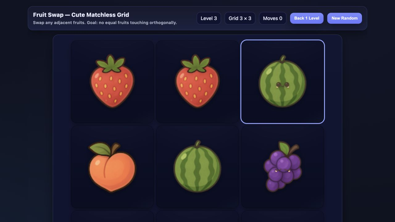 Fruit Theorem gameplay screenshot
