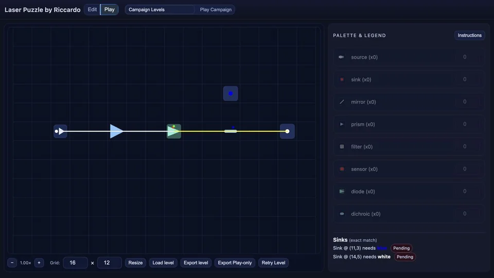 Laser Puzzle gameplay