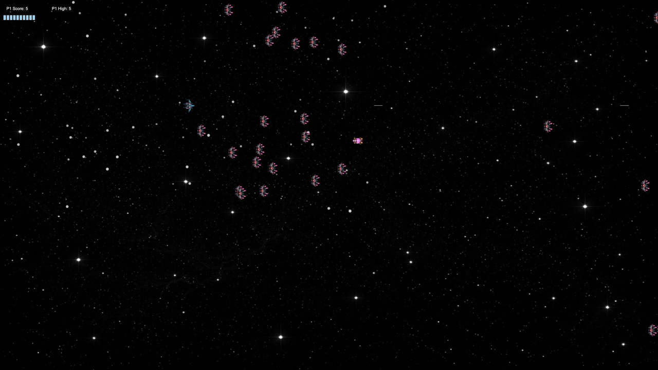 Space Shmup gameplay screenshot